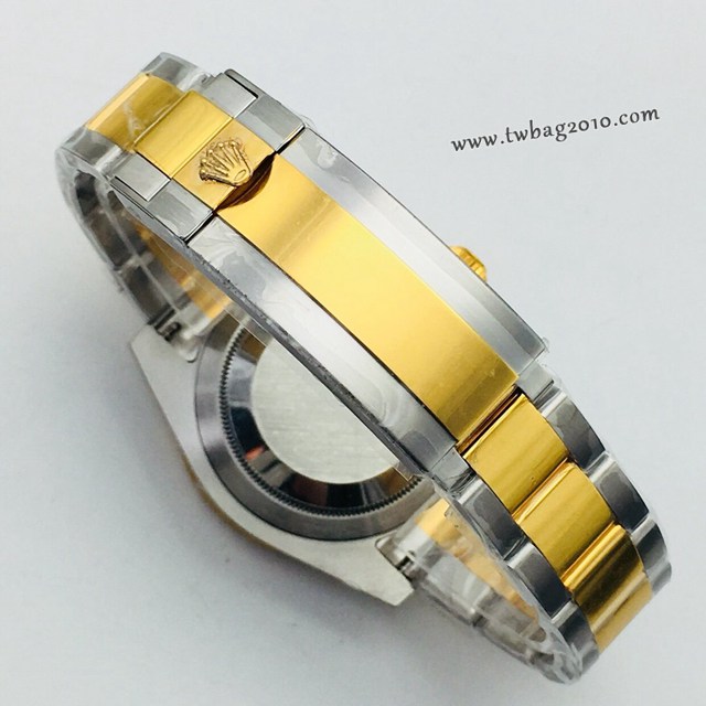 勞力士男士手錶 18K包金Rolex漸變鬼王 青銅器QTQ腕表表公社  gjs2136